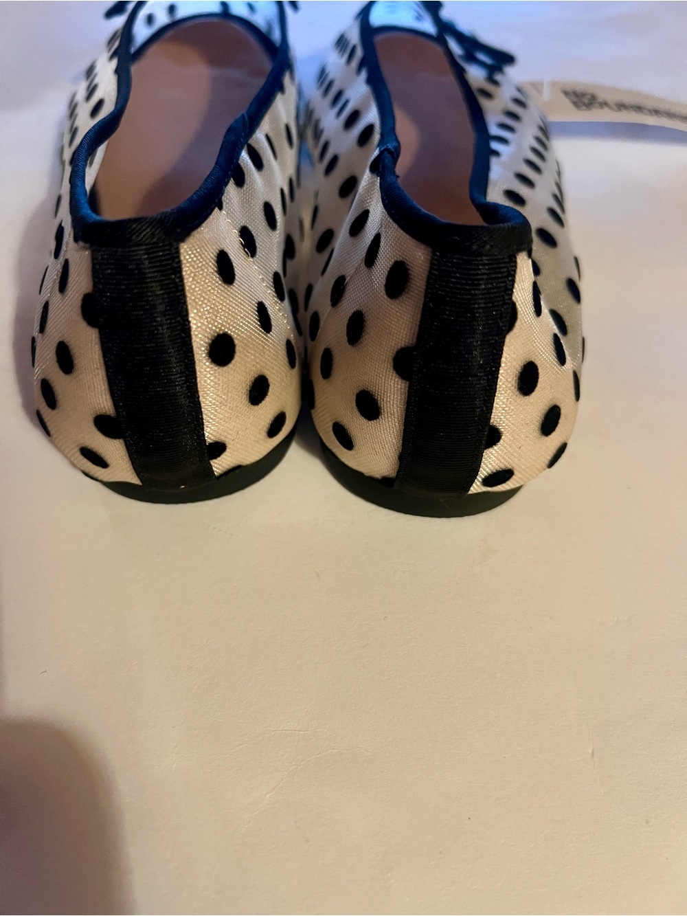 NWT No Boundaries Polka Dot Ballet Flats Size 10 - Picture 4 of 15